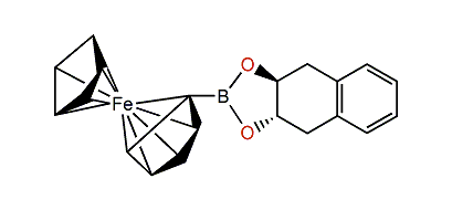 trans-Tetraline-2,3-diol ferrocenylboronate